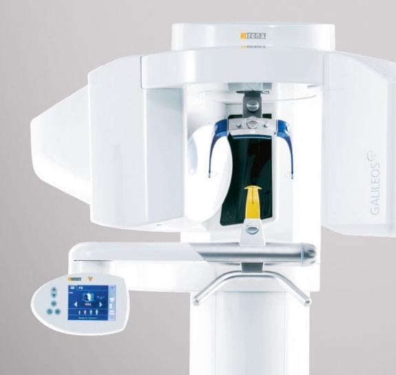 Dental cone beam scanning device