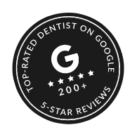 Top Rated Dentist on Google badge