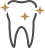 SParkling tooth icon