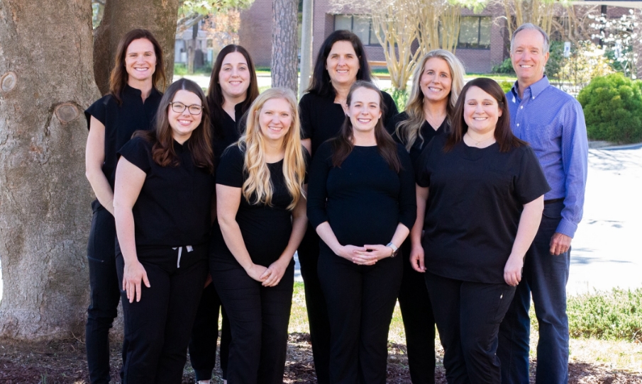 Dalton Hunt Dentistry team members smiling outdoors